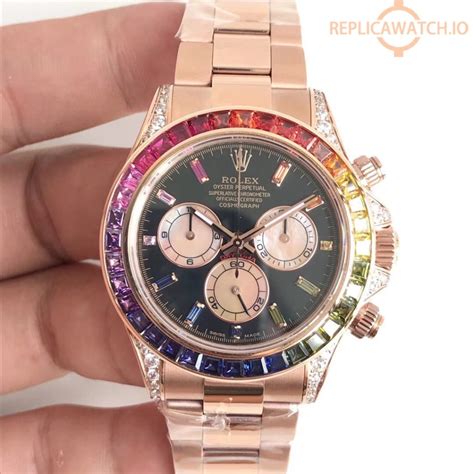 fake rolex daytona rainbow|rolex daytona 116595rbow.